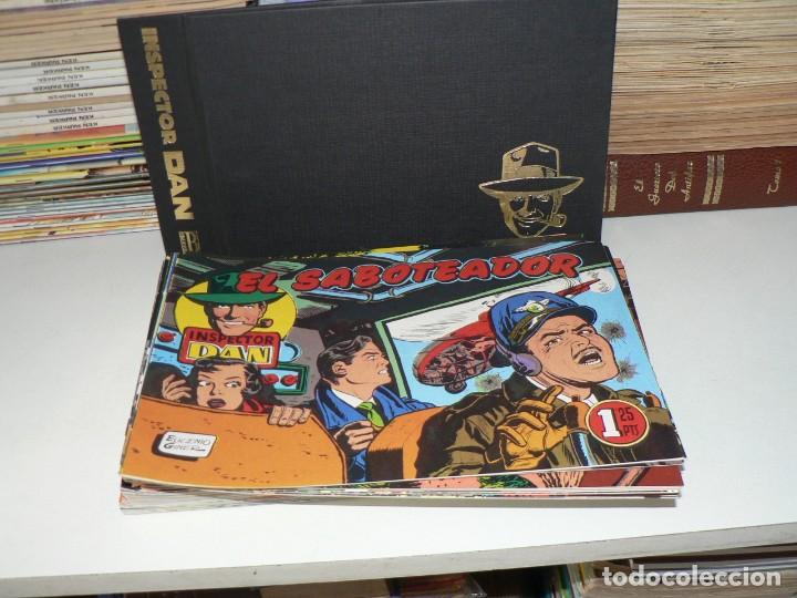 Tebeos: EL INSPECTOR DAN DE EDICIONES COMPLETA CON SUS TAPAS PARA EBCUADERNAR - Foto 1