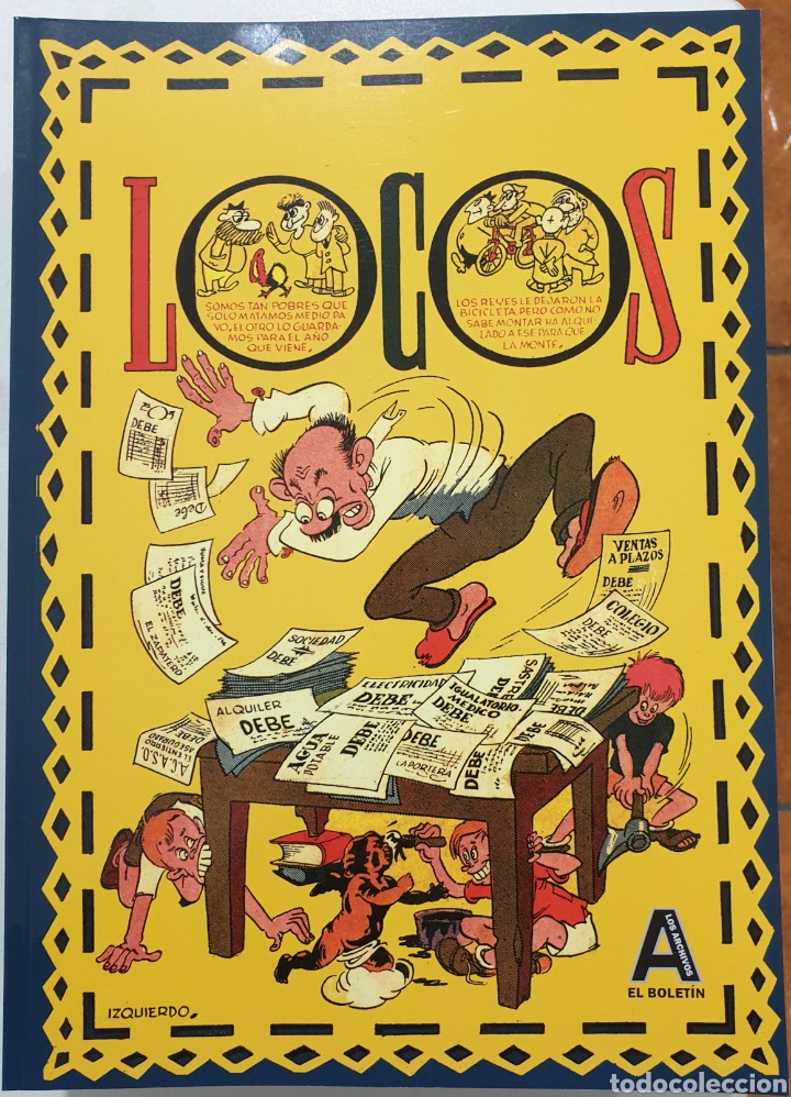 Tebeos: LOCOS. ALMANAQUES 1. EL BOLET&Iacute;N - Foto 1