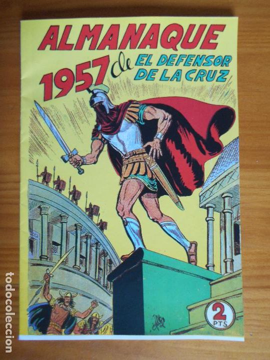Tebeos: ALMANAQUE 1957 DE EL DEFENSOR DE LA CRUZ - REEDICION FACSIMIL (EX) - Foto 1