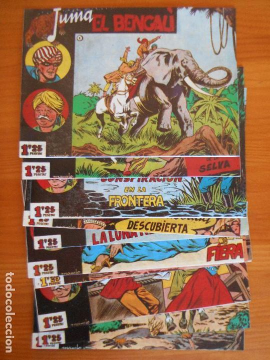 Tebeos: JUMA EL BENGALI - COMPLETA - 12 NUMEROS - REEDICION FACSIMIL (EX) - Foto 1