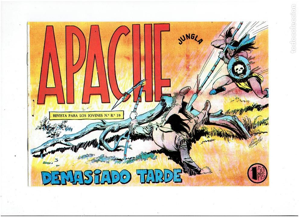 Tebeos: * APACHE * 1&ordf; SERIE. COMPLETA 56 NUMEROS * REEDICION EN CAJA * - Foto 8