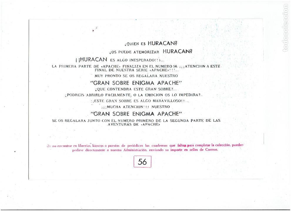 Tebeos: * APACHE * 1&ordf; SERIE. COMPLETA 56 NUMEROS * REEDICION EN CAJA * - Foto 11