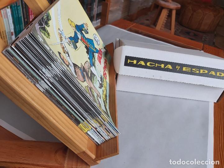 Tebeos: * HACHA Y ESPADA * COMPLETA 58 NUMEROS * REEDICION EN CAJA * - Foto 2