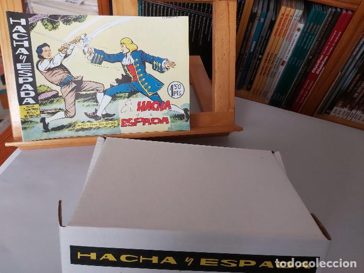 Tebeos: * HACHA Y ESPADA * COMPLETA 58 NUMEROS * REEDICION EN CAJA * - Foto 3