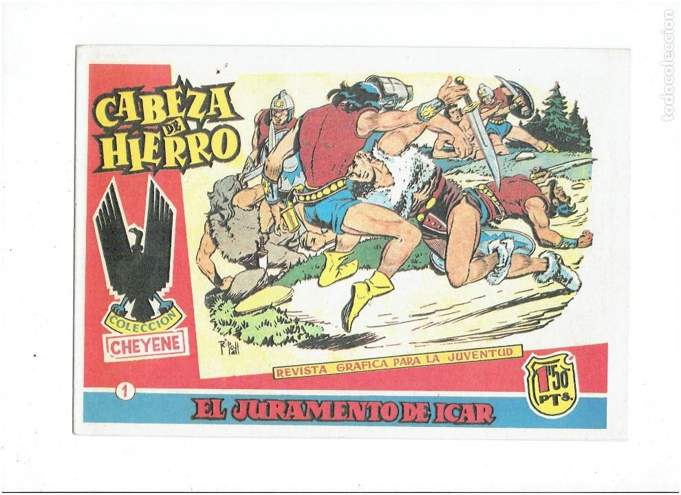 Tebeos: R * CABEZA DE HIERRO * COMPLETA 13 NUMEROS * REEDICION IMPECABLE * - Foto 3