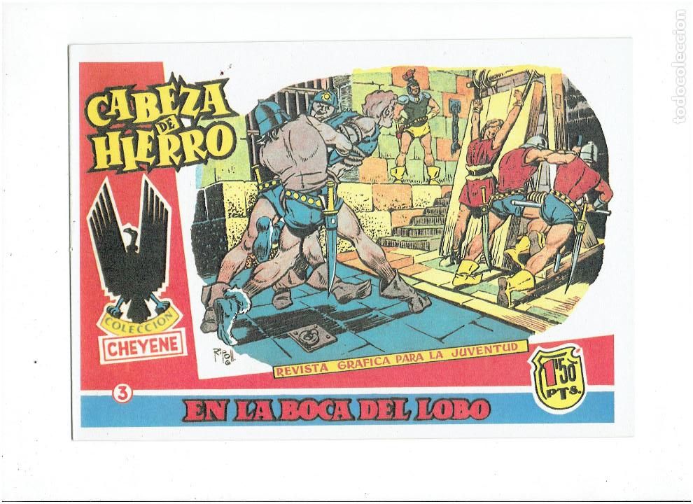Tebeos: R * CABEZA DE HIERRO * COMPLETA 13 NUMEROS * REEDICION IMPECABLE * - Foto 5