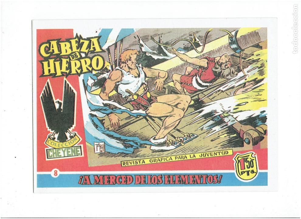 Tebeos: R * CABEZA DE HIERRO * COMPLETA 13 NUMEROS * REEDICION IMPECABLE * - Foto 10