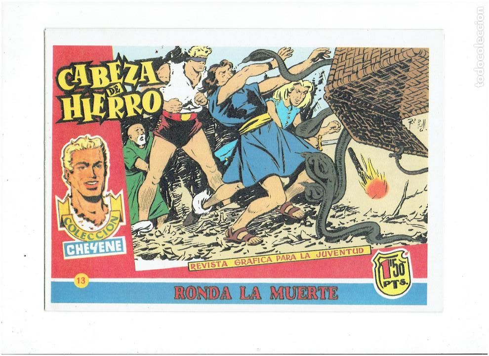Tebeos: R * CABEZA DE HIERRO * COMPLETA 13 NUMEROS * REEDICION IMPECABLE * - Foto 15