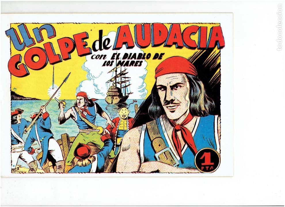 Tebeos: * EL DIABLO DE LOS MARES * COMPLETA 68 NUMEROS * REEDICION C.A.H. IMPECABLE * - Foto 3