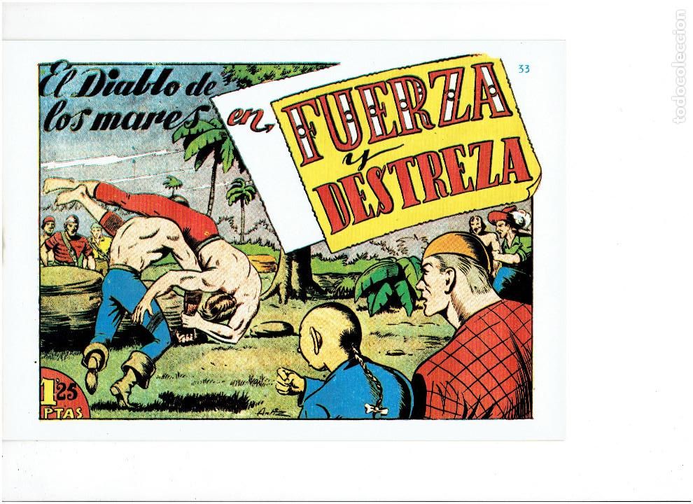 Tebeos: * EL DIABLO DE LOS MARES * COMPLETA 68 NUMEROS * REEDICION C.A.H. IMPECABLE * - Foto 7