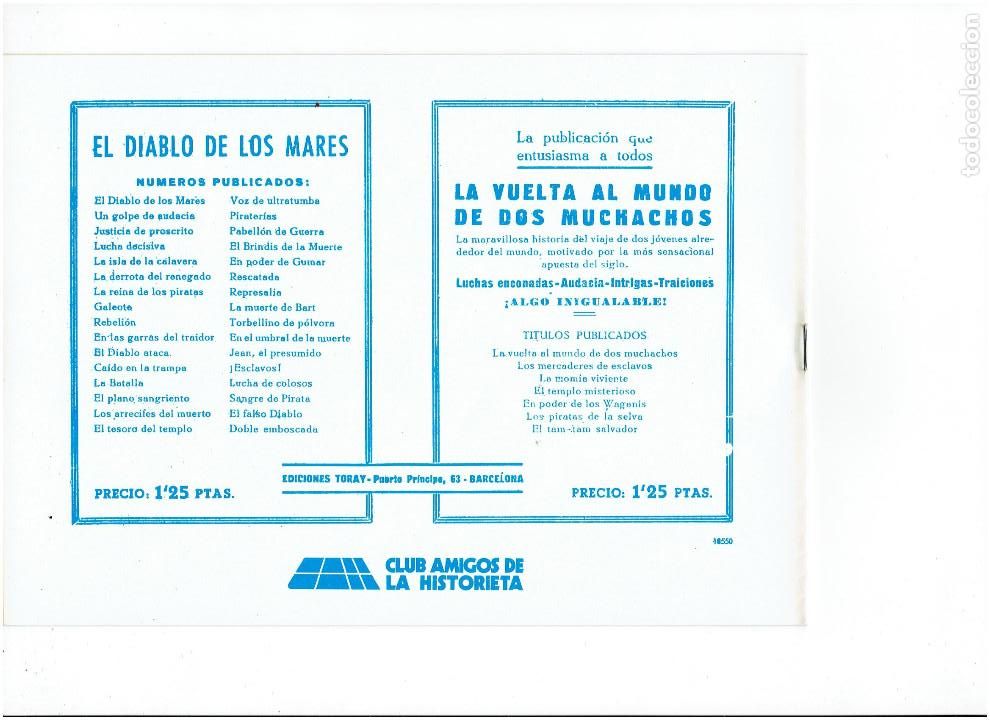 Tebeos: * EL DIABLO DE LOS MARES * COMPLETA 68 NUMEROS * REEDICION C.A.H. IMPECABLE * - Foto 8