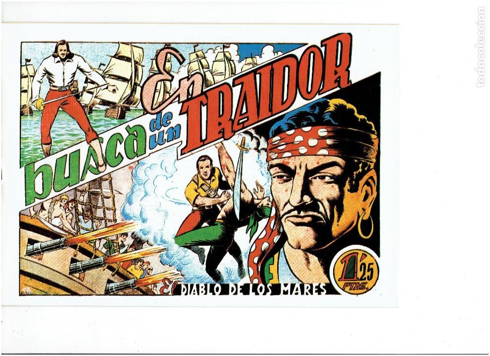 Tebeos: * EL DIABLO DE LOS MARES * COMPLETA 68 NUMEROS * REEDICION C.A.H. IMPECABLE * - Foto 9