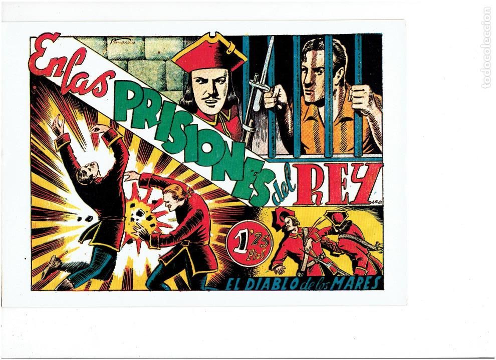 Tebeos: * EL DIABLO DE LOS MARES * COMPLETA 68 NUMEROS * REEDICION C.A.H. IMPECABLE * - Foto 10