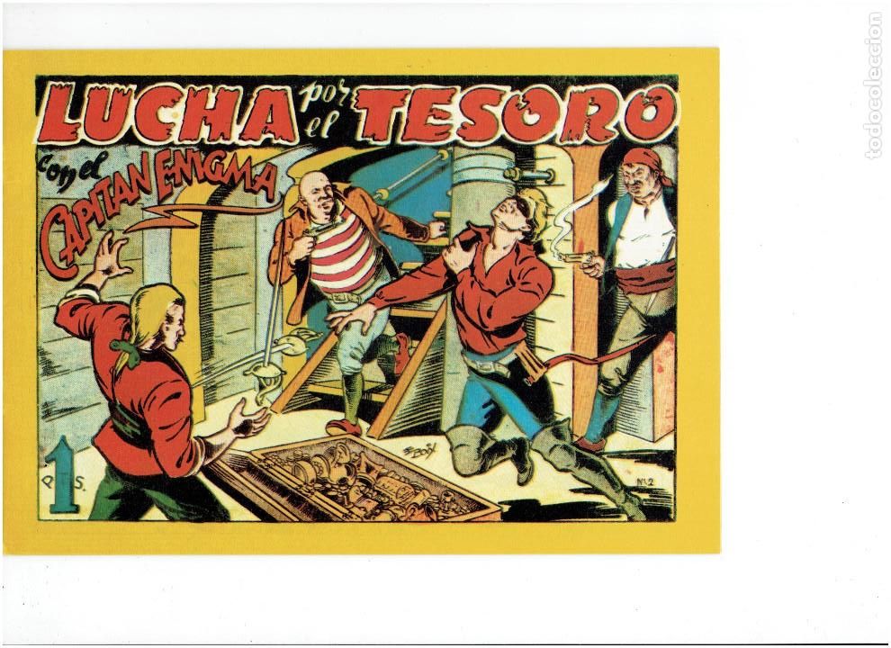 Tebeos: * EL CAPITAN ENIGMA * COMPLETA 8 NUMEROS * REEDICION C.A.H. IMPECABLE 1983 * - Foto 3