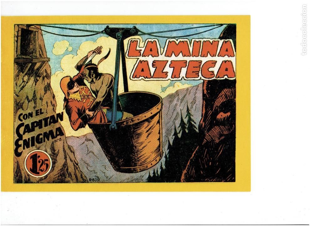 Tebeos: * EL CAPITAN ENIGMA * COMPLETA 8 NUMEROS * REEDICION C.A.H. IMPECABLE 1983 * - Foto 6