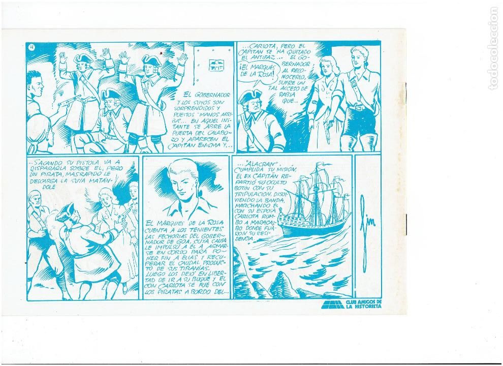 Tebeos: * EL CAPITAN ENIGMA * COMPLETA 8 NUMEROS * REEDICION C.A.H. IMPECABLE 1983 * - Foto 7