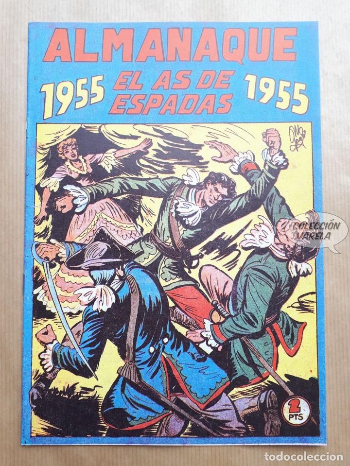 Tebeos: El As de espadas - Almanaque 1955 - Reedici&oacute;n - Foto 1