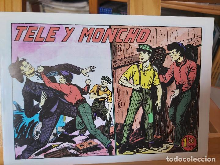 Tebeos: R * TELE Y MONCHO * COMPLETA 8 NUMEROS * REEDICION IMPECABLE 1987 * - Foto 1