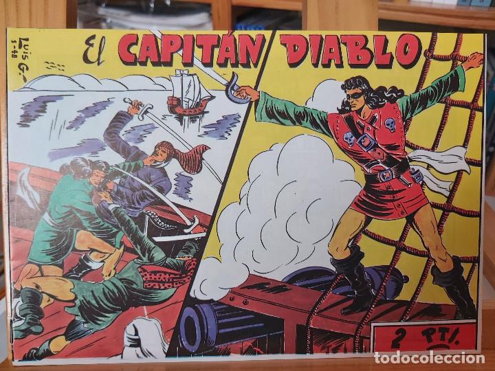 Tebeos: R * EL CAPITAN DIABLO * COMPLETA 5 NUMEROS * REEDICION IMPECABLE 1984 * - Foto 1