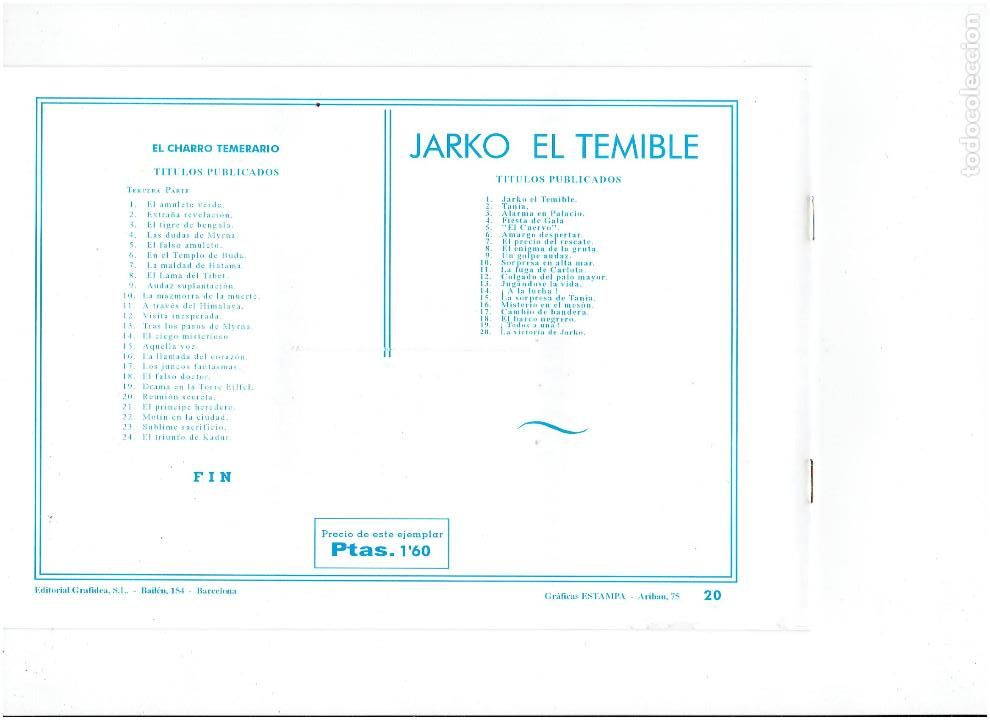 Tebeos: R * JARKO EL TEMIBLE * COMPLETA 20 NUMEROS * REEDICION IMPECABLE 1987 * - Foto 9