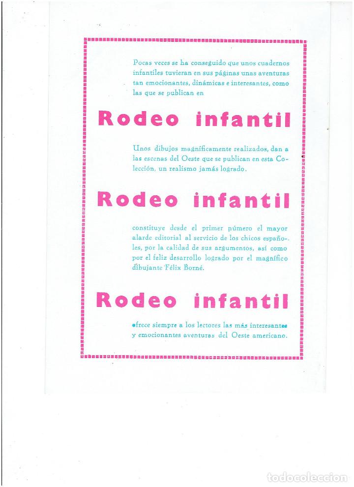 Tebeos: R * RODEO INFANTIL * COMPLETA 14 NUMEROS * REEDICION IMPECABLE 1987 * - Foto 6