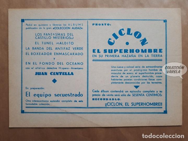 Tebeos: Juan Centella - La flecha escarlata - Reedici&oacute;n - Foto 2