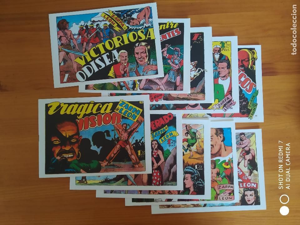 Tebeos: ZARPA DE LEON - COMPLETA - 60 NUMEROS - REEDICION FACSIMIL (EZ) - Foto 5