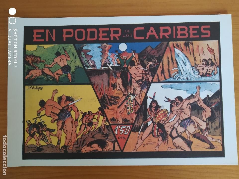 Tebeos: EN PODER DE LOS CARIBES - LAS GRANDES AVENTURAS - REEDICION FACSIMIL (C) - Foto 1