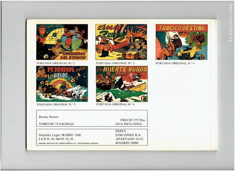Tebeos: * BARNEY BAXTER * EL H&Eacute;ROE DEL ESPACIO * EDICIONES JLA Completa 2 TOMOS * - Foto 4