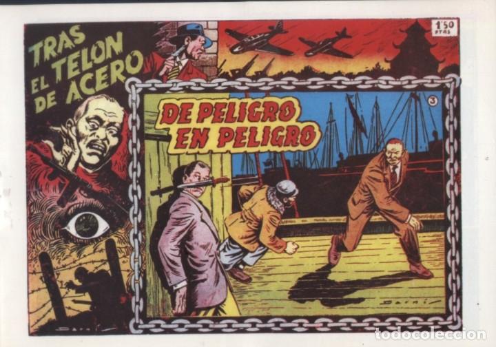 Tebeos: TRAS EL TELON DE ACERO ( FACSIMIL ) COMPLETO - Foto 3