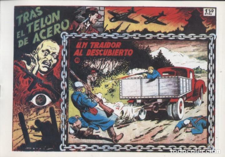 Tebeos: TRAS EL TELON DE ACERO ( FACSIMIL ) COMPLETO - Foto 16