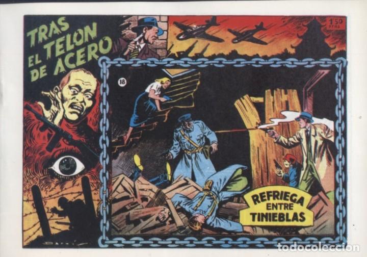 Tebeos: TRAS EL TELON DE ACERO ( FACSIMIL ) COMPLETO - Foto 18