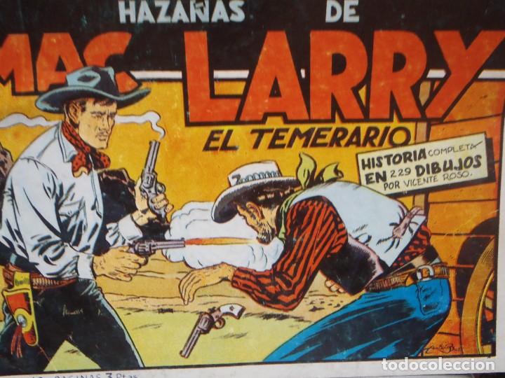 Tebeos: HAZA&Ntilde;AS DE MAC LARRY - COMPLETA- REEDICION - VICENTE ROSO - Foto 1