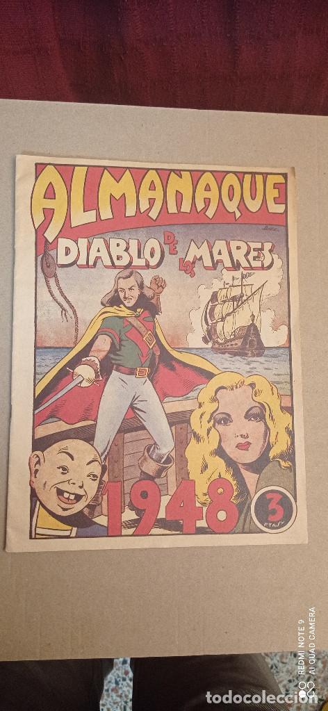 Tebeos: almanaque el diablo de los mares 1948, reedici&oacute;n - Foto 1