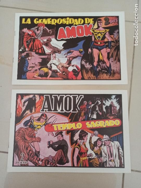 Tebeos: AMOK COMPLETA - 45 NUMEROS - REEDICION, FACSIMIL (IO) - Foto 4