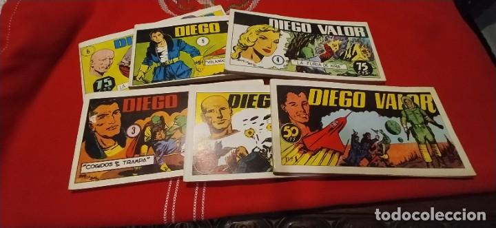 Tebeos: Lote de 6 Comic de Diego Valor - Foto 3