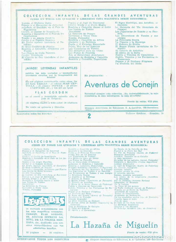 Tebeos: R * AVENTURAS DE TOMAS&Iacute;N * N&Uacute;MEROS 2 y 5 * REEDICI&Oacute;N * - Foto 2