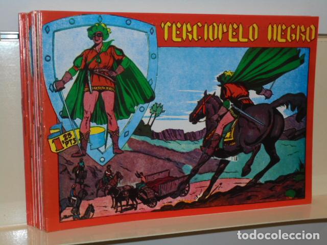 Tebeos: TERCIOPELO NEGRO COMPLETA 25 NUM. REEDICION - Foto 1