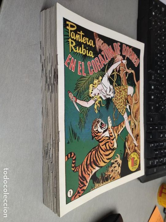 Tebeos: PANTERA RUBIA / COMPLETA 45 N&Uacute;MEROS / SERIE LA SELVA - REEDICI&Oacute;N COMIC MAM - Foto 1