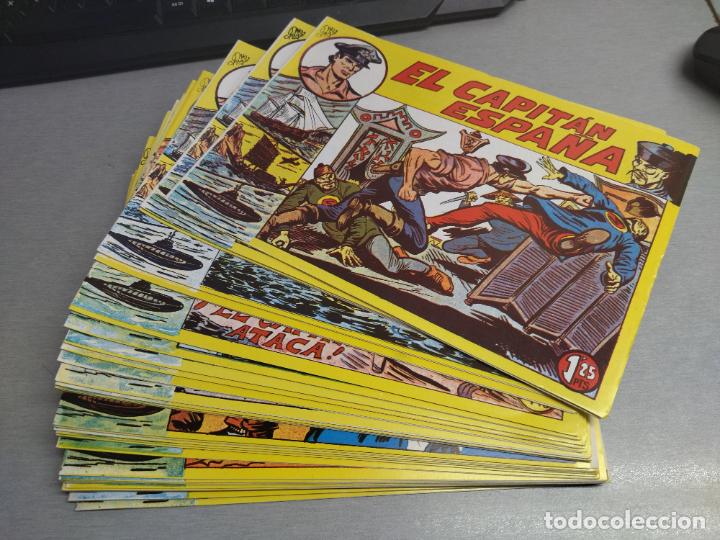 Tebeos: EL CAPIT&Aacute;N ESPA&Ntilde;A / COMPLETA 32 N&Uacute;MEROS / REEDICI&Oacute;N FACS&Iacute;MIL - Foto 1