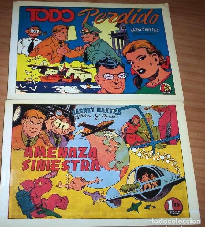 Tebeos: BARNEY BAXTER. EL H&Eacute;ROE DEL ESPACIO. [ 1-12 COMPLETA en dos tomos]. BE. - Foto 1