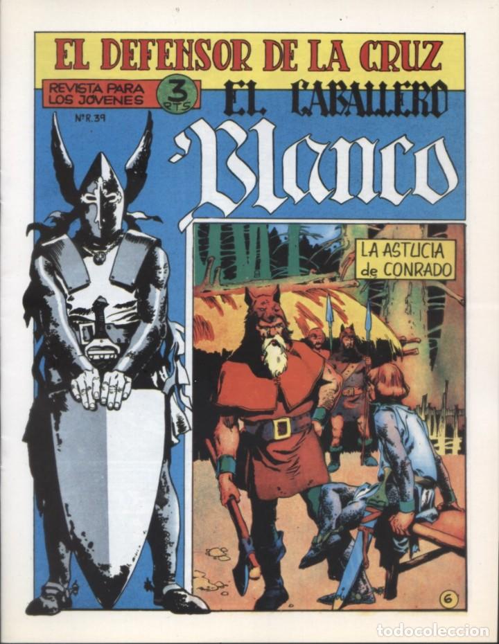 Tebeos: EL CABALLERO BLANCO FACSIMIL COMPLETO - Foto 6