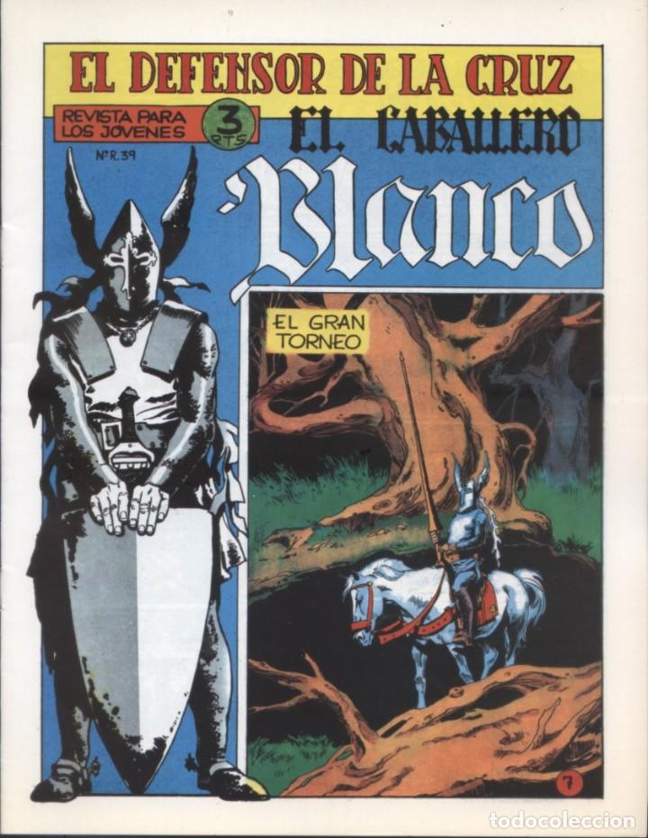 Tebeos: EL CABALLERO BLANCO FACSIMIL COMPLETO - Foto 7
