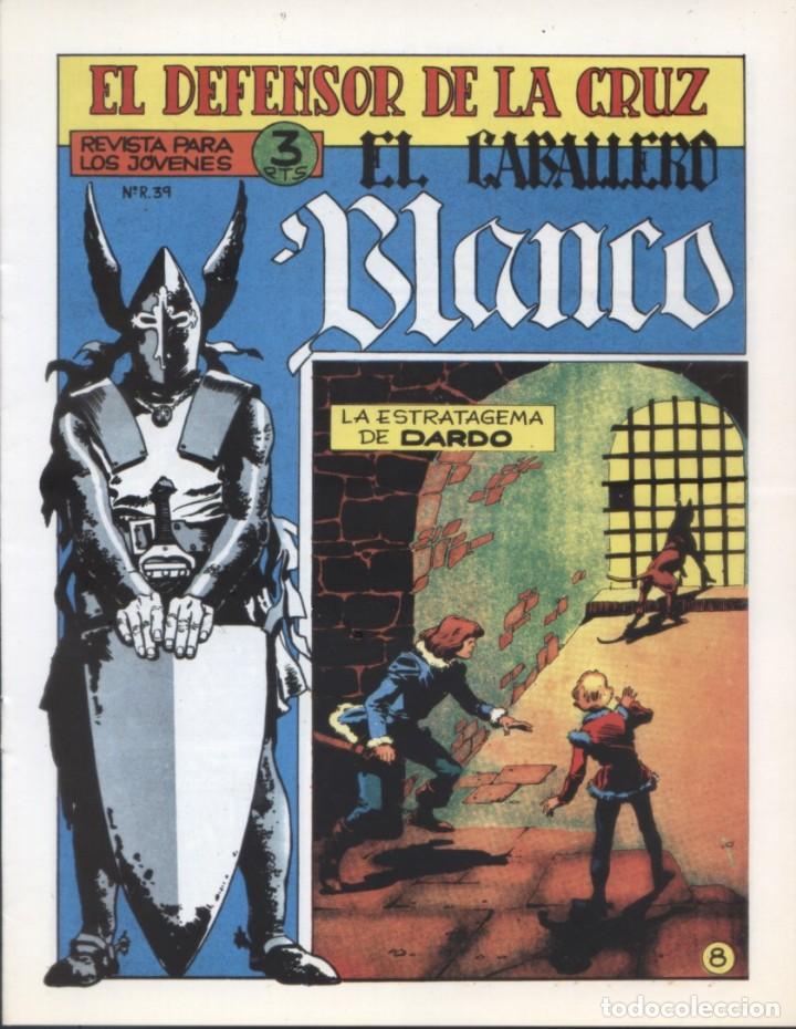 Tebeos: EL CABALLERO BLANCO FACSIMIL COMPLETO - Foto 8