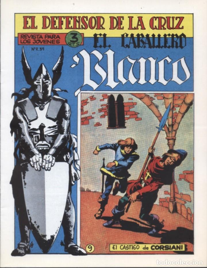 Tebeos: EL CABALLERO BLANCO FACSIMIL COMPLETO - Foto 9