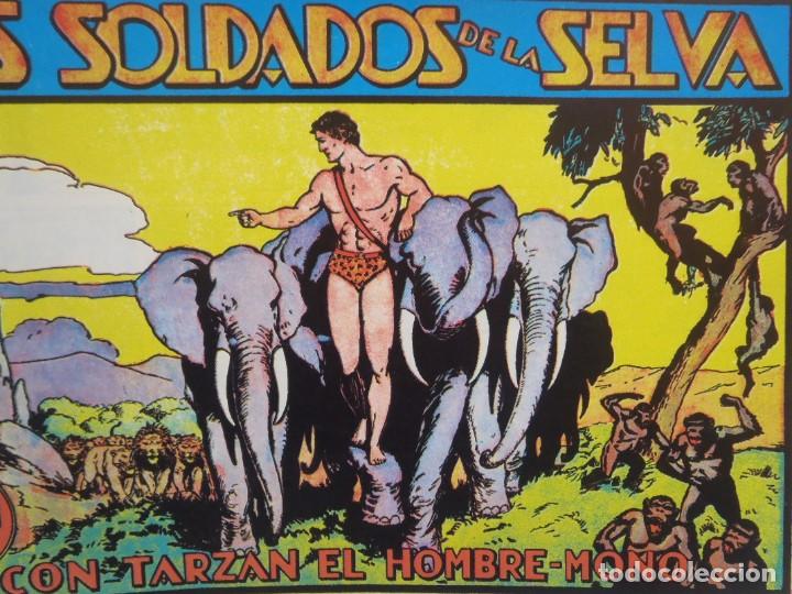 Tebeos: TARZAN - LOS SOLDADOS DE LA SELVA - FACSIMIL - Foto 1