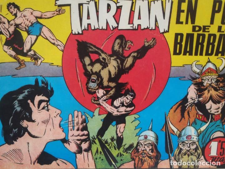 Tebeos: TARZAN -EN PODER DE LOS BARBAROS - N&ordm; 17? - FACSIMIL - Foto 1
