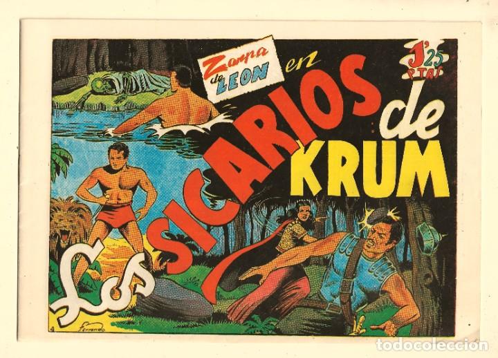 Tebeos: ZARPA DE LE&Oacute;N N&ordm; 4 - LOS SICARIOS DE DRUM - FACSIMIL - Foto 1