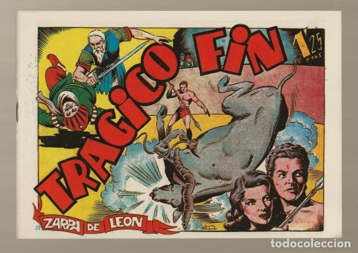 Tebeos: ZARPA DE LE&Oacute;N N&ordm; 25 - TR&Aacute;GICO FIN - FACSIMIL - Foto 1