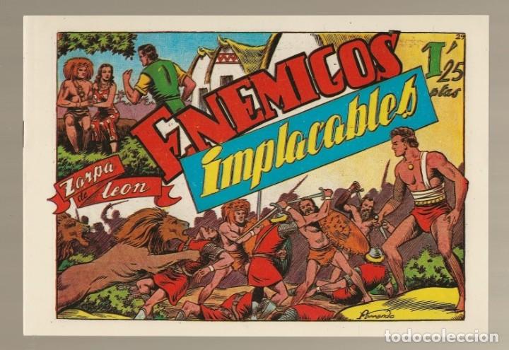 Tebeos: ZARPA DE LE&Oacute;N N&ordm; 29 - ENEMIGOS IMPLACABLES - FACSIMIL - Foto 1